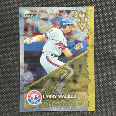 1995 Pinnacle Hall of Gold BB #HG-71 Larry Walker Colorado Rockies ...