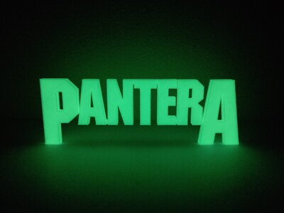 Pantera GITD Display Sign Glow-In-The-Dark