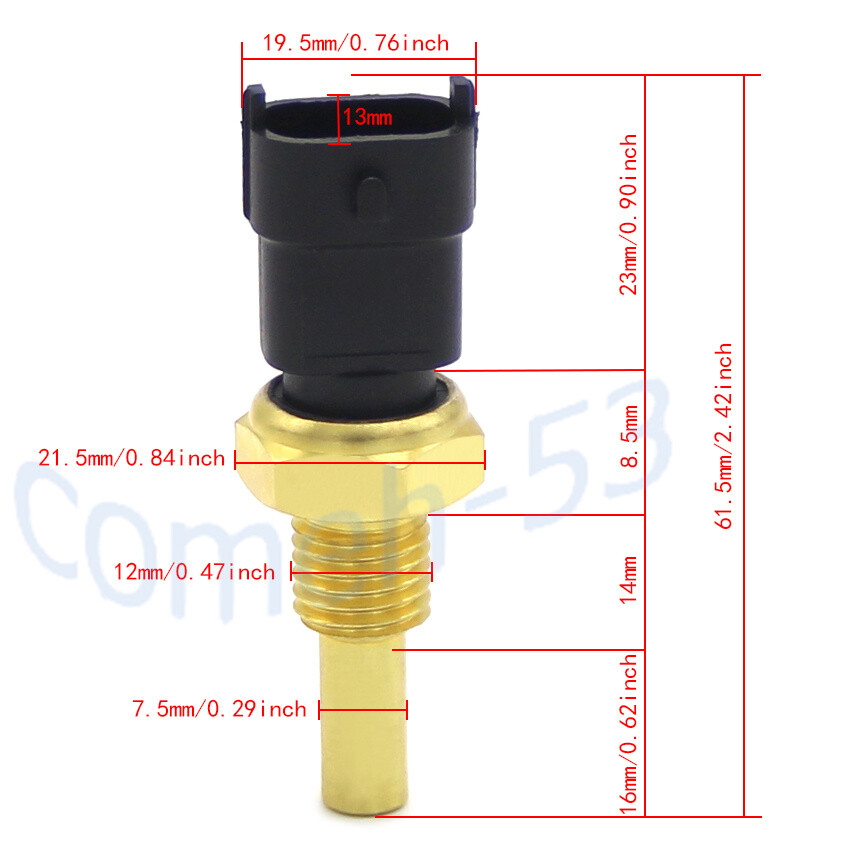 Coolant Temp Sensor for Can-Am Outlander 450 500 650 800 Renegade