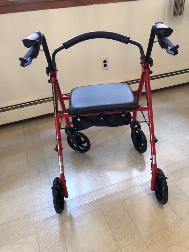 Drive Medical Aluminum Rollator Walker eBay