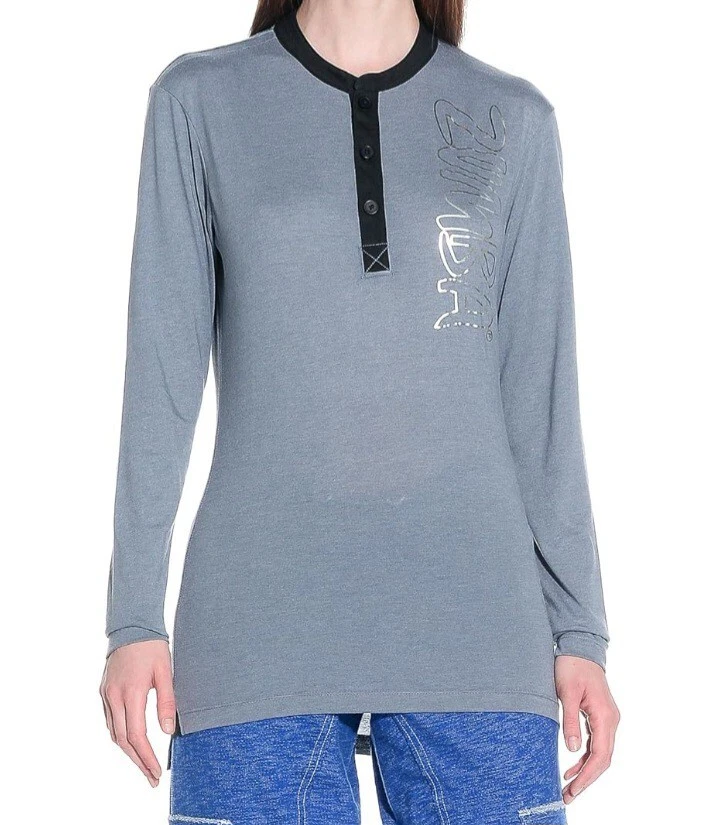 Zumba Wear Rhythm Maker Long Sleeves Workout Shirt Mens XS Gray NWT (DD) - Image 2 of 4