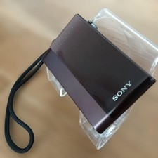 SONY Cyber-shot DSC-T900 Digital Camera Brown Compact Tested