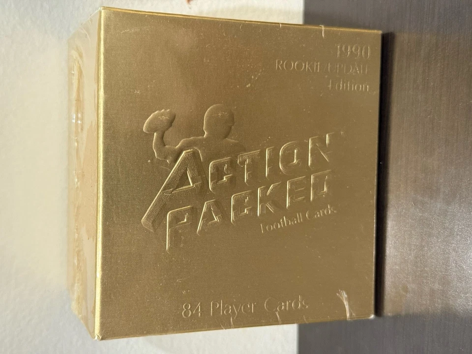 1990 Action Packed Rookie Update Ed. New Factory Sealed Emmitt Smith Rookie Card - Image 2 of 4