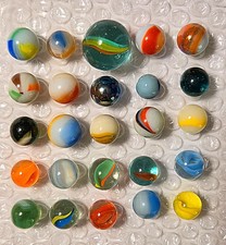 Vintage Marbles Mixed Lot of 25  24 