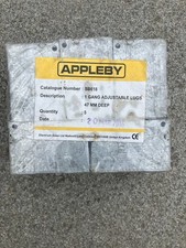 Appleby - 1 Gang 47mm Metal back box x5