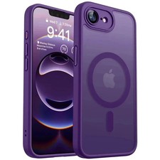 For iPhone 16e Phone Case Magnetic Translucent Slim Shockproof Cover