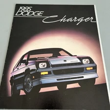1985 Dodge Charger and Shelby 16-page Vintage Car Sales Brochure Catalog