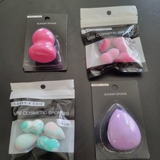 4 Sassy Chic Beauty Blender Makeup Sponge New 2 Packs Of 4 - 2 Packs Of 1