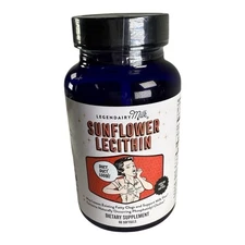 Legendairy Milk Sunflower Lecithin Breastfeeding Supplement 60 Softgel Exp 6/26