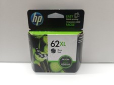 New HP 62XL Black Ink Cartridge High Yield C2P05AN Exp 2019
