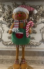 NWT Gingerbread Standing 30 Plush Holiday Decor RARE