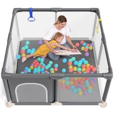 Baby Playpen 47 47 Inch Small Playpen for Babies and Toddlers Playards Indoor...