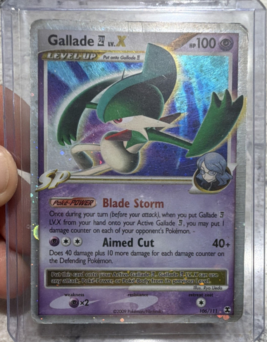 Pokémon Gallade E4 LV.X Ultra Rare Holo Rising Rivals 2009 Card