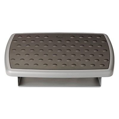 3M Adjustable Height/Tilt Footrest Nonskid Platform 18w x 13d x 4h Charcoal Gray