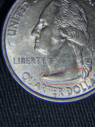 Rare D EXTRA CLAW 2008 Alaska 1959 QUARTER  - Picture 3 of 3