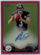 2013 Landry Jones Topps Chrome Pink Refractor  Auto  RC 38/75    #98 (21C39)