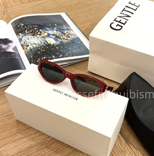 2026 GentleMonster Vanilla R6 Sunglasses Red Frame Black Lenses