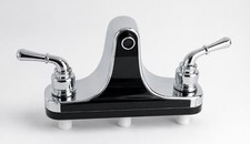DANCO Mobile Home RV Bath Tub Shower Offset Faucet, 8" inch, 2-Handle, Chrome