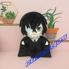 20cm Anime Bungo Stray Dogs dazai osamu Black Plush Doll Stuffed Plushie Toys