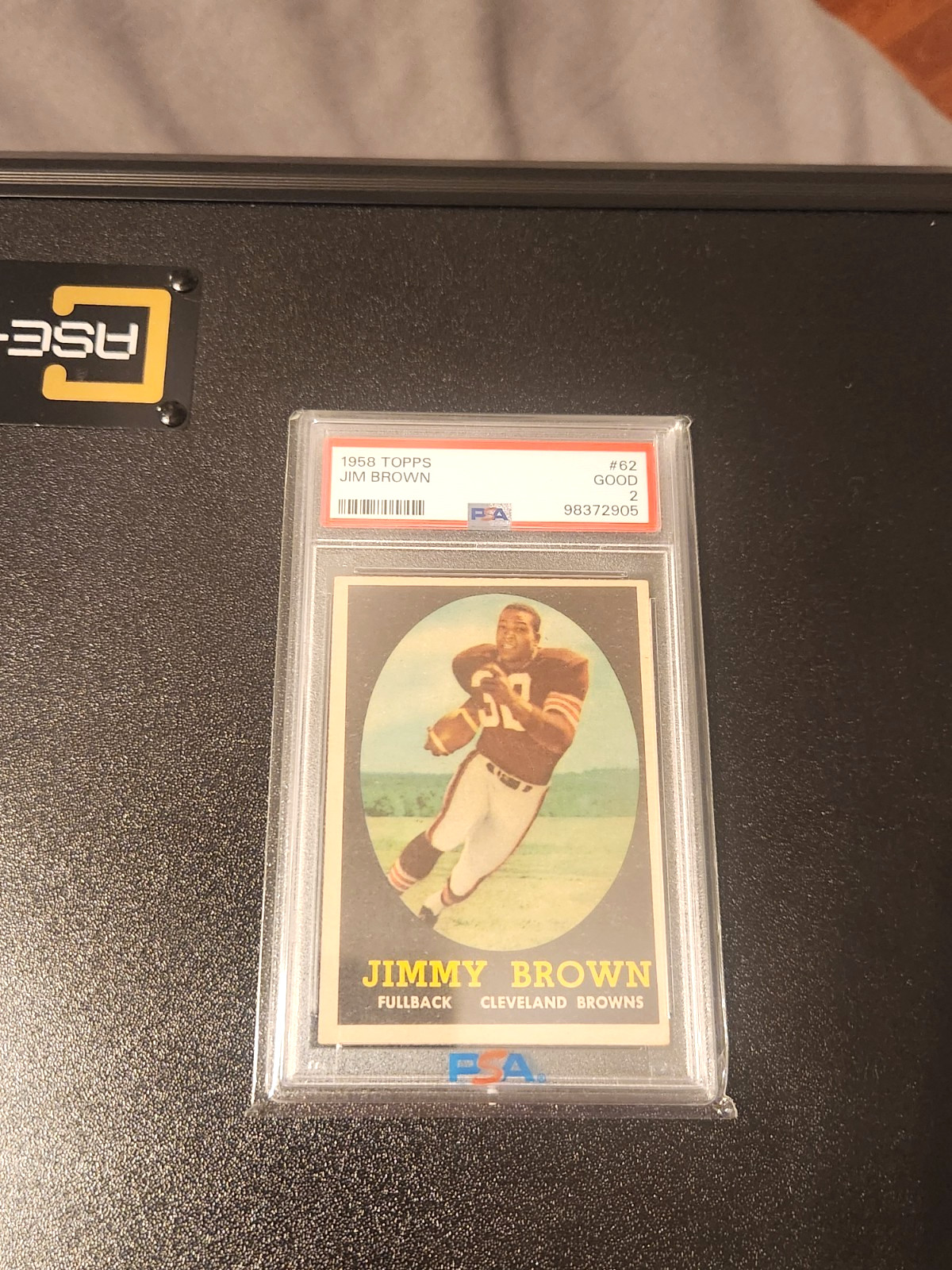 1958 Topps Jim Brown Rookie #62 PSA 2  view 4