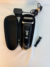 Braun Series 9 Electric Shaver Wet Dry w/ Case Charger Tested Works