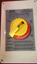 (New In Box) HUBBELL HBL16X63D 60 Amp 3 pole Nema 4x Disconnect Switch