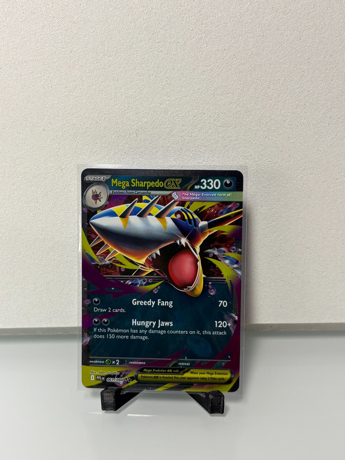 Mega Sharpedo ex 061/094 Phantasmal Flames