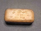 Vintage Jackson Precious Metals 5oz Silver 1970's-80's Hand Poured Bar Toner!!!