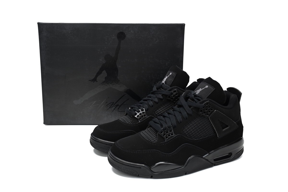 Size 6 - Jordan 4 Retro Mid Black Cat for sale online | eBay