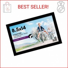 Americanflat 8.5x14 Picture Frame with Shatter-Resistant Glass - Signature Colle