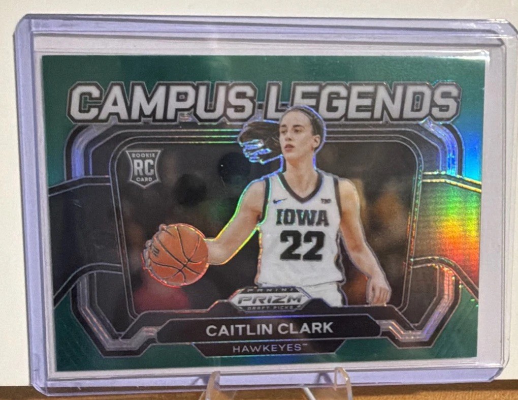 2024-25 Panini Prizm Draft Picks - Campus Legends Caitlin Clark #5 Green