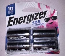 energizer 123 lithium battery - pack of 4