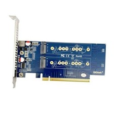 4-Port PCIe 3.0 x16 NVMe M.2 SSD Adapter Card M-Key, Quad M.2 4x M.2 M Key 