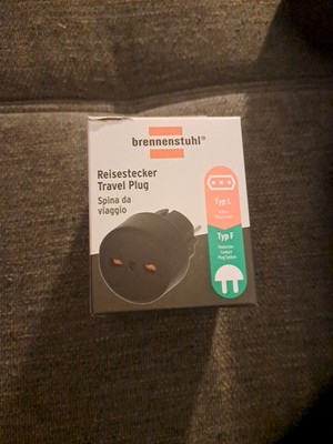 Brennenstuhl Reisestecker Adapter Typ L IT CHL MV auf F Stecker DE AT NL E 657