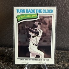 Topps 2025 Heritage Through the Years Ichiro Suzuki #TTY-17 Seattle Mariners