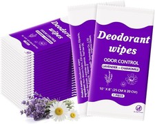  Free Duty Tax Travel Deodorant Body Shower Wipes Deodorizing Bathing Wipes