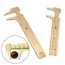 Mini-Brass Scale 80/100mm Sliding Gauge Vernier Caliper Ruler-Measuring Tool New