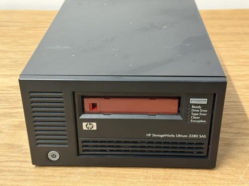 DEFECTIVE HP Ultrium 3280 SAS External Tape Drive Model EH900A Power Tes G3D
