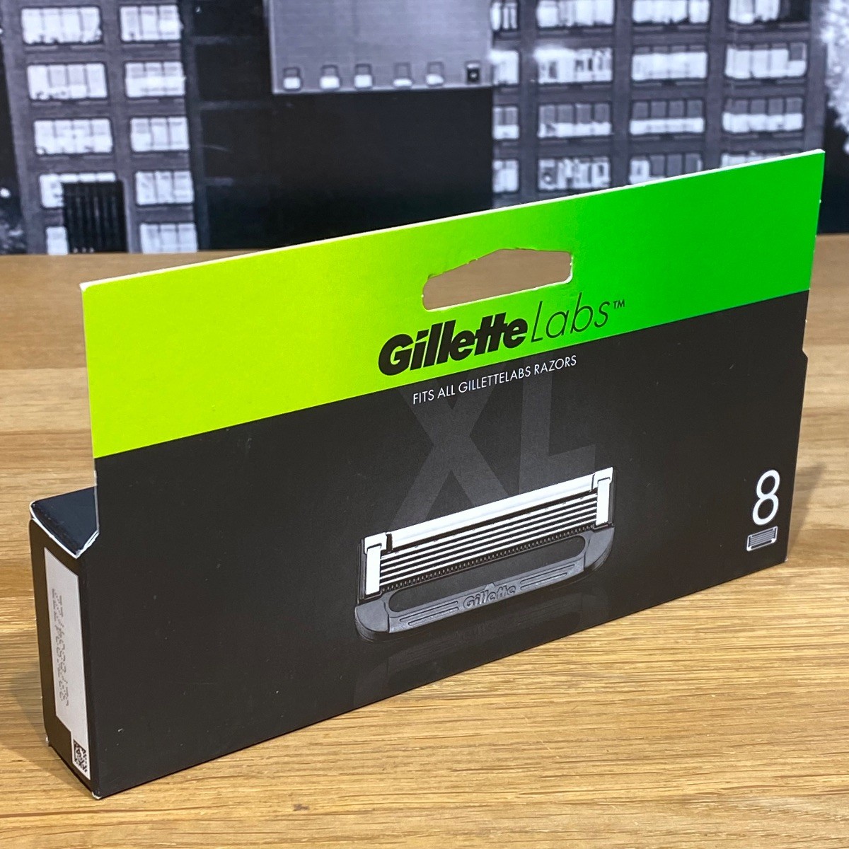 Gillette Labs Razor Cartridges Refill 8 Pack Face & Body Shaver Original