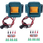 2 Set Battery Adapter Converter With Fuse For Makita 18V Battery DIY Power Tool