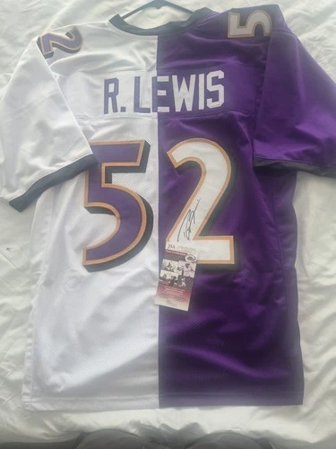 Ray Lewis Signed Jersey Baltimore Ravens  #52 Jsa NFL