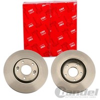 2X TRW Bremsscheiben 300Mm BelÜFtet Vorne Passend FÜR Hyundai Creta I40 IX35