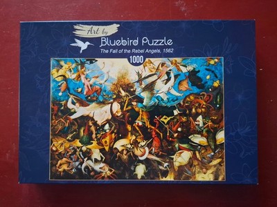 Puzzle The Fall of the Rebel Angels, 1562  1000 komplett Sammlung Paket Bluebird