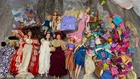 Large Lot of Vintage 80s 90s Barbie Dolls with Clothing and Accessories