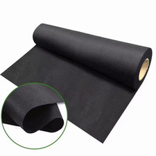 3 Ft. X 100 Ft. Landscape Fabric Weed Barrier Non-Woven Garden Mats for Weeds Bl