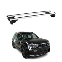 DachträGer GrundtäGer FüR Kia EV9 GT-LINE 2023-2026 75Kg Aluminium Silber 2Tlg