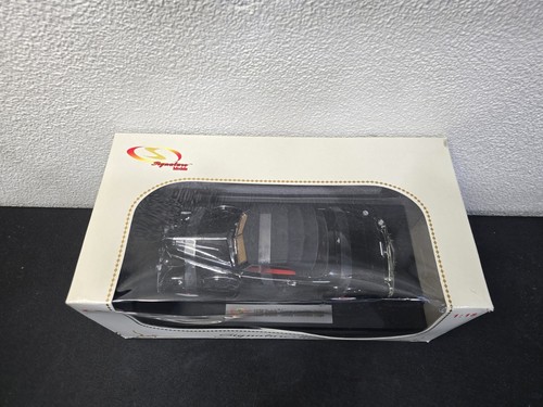NEW SIGNATURE MODELS DIECAST 1/18 BLACK 1938 BUICK CENTURY CONVERTIBLE COUPE NIB - Picture 3 of 5