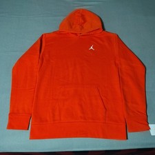 Jordan Big Kids' XL 13-15 Years Brooklyn Fleece Pullover Hoodie in Team Orange