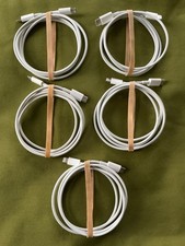 Lot of 5 Apple USB-C to Lightning Cables 1 m White 1 Meter EXC iPhone iPad OEM