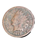 1871 Indian Head Bronze One Cent Circulated 1c US Type Coin Good Condition Coin